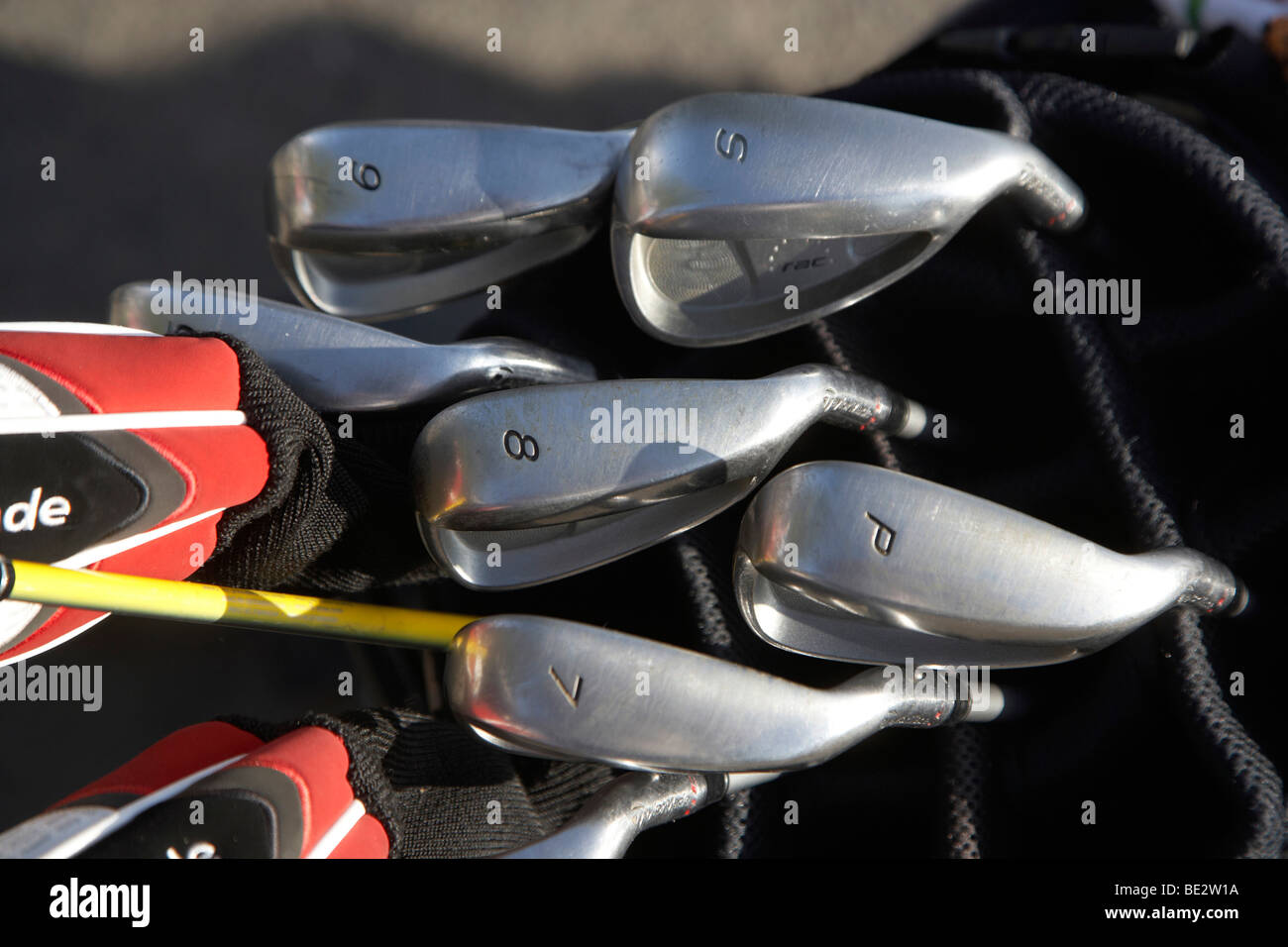 Golf clubs Stockfoto
