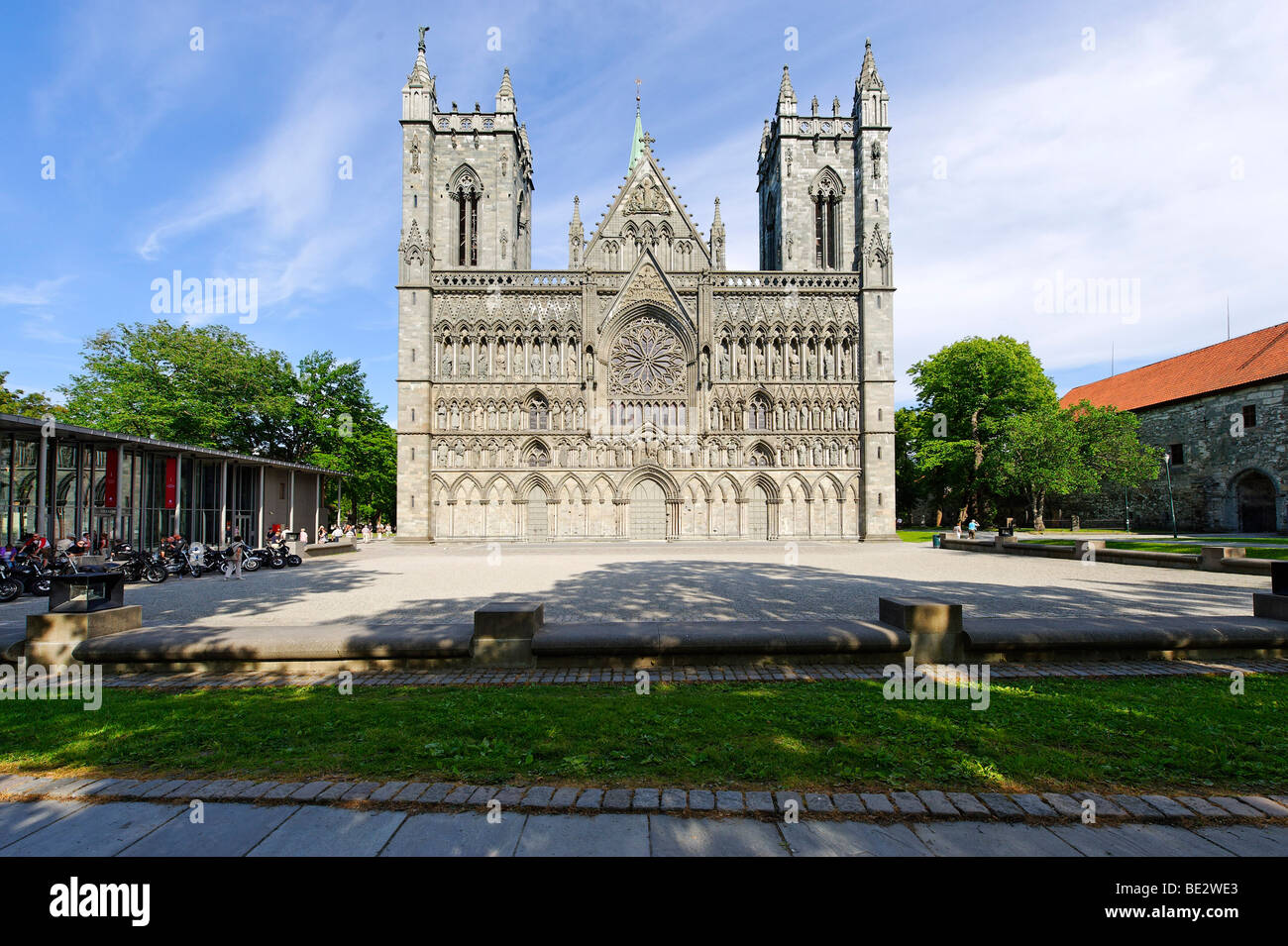 Nidaros Kathedrale, Trondheim, Norwegen, Skandinavien, Europa Stockfoto