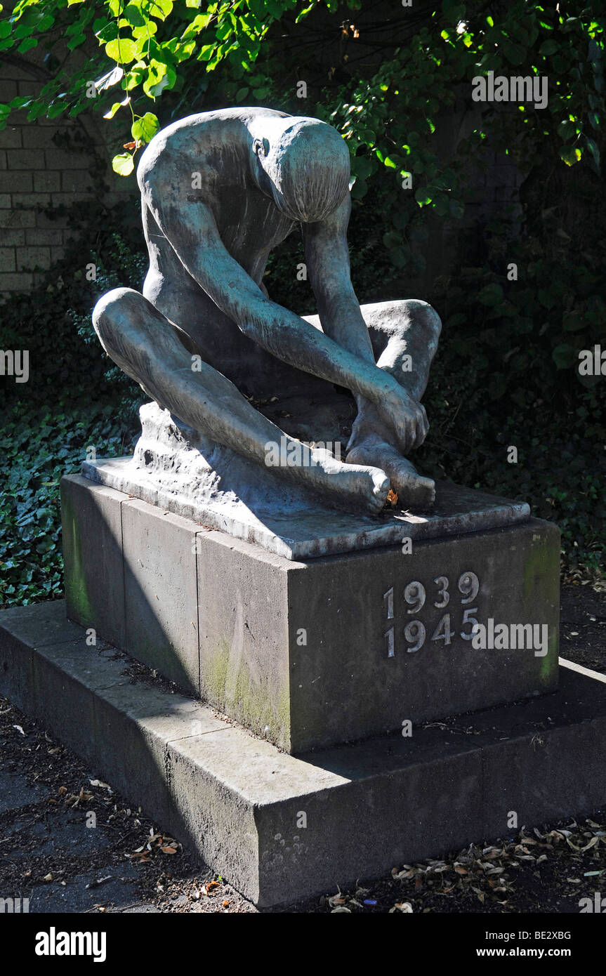 Krieg-Denkmal, Skulptur, Soest, Nordrhein-Westfalen, Deutschland, Europa Stockfoto