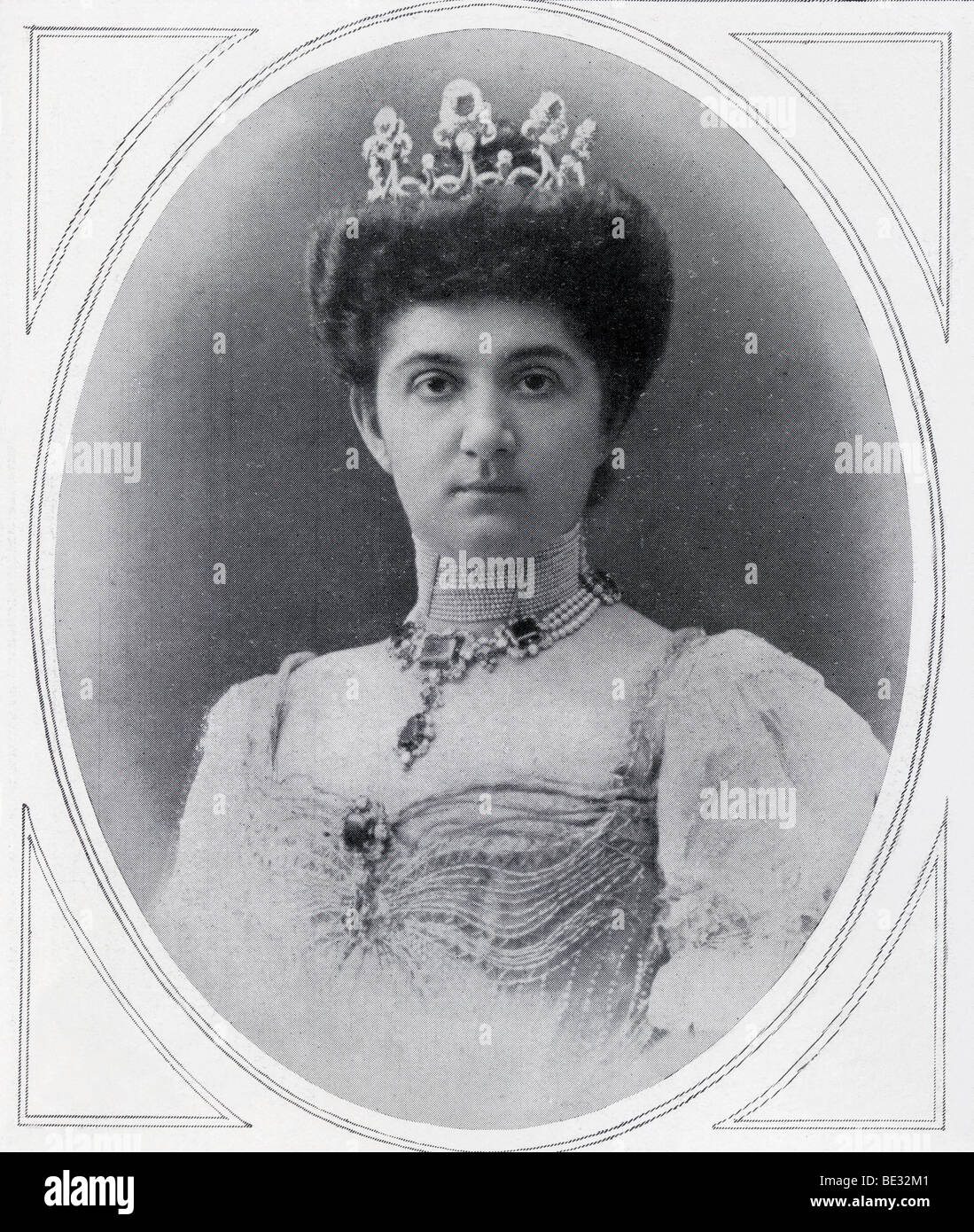 Helen von Montenegro, geb. Prinzessin Jelena Petrovic-Njegos von Montenegro, 1873, 1952. Ehefrau von König Victor Emmanuel III von Italien Stockfoto