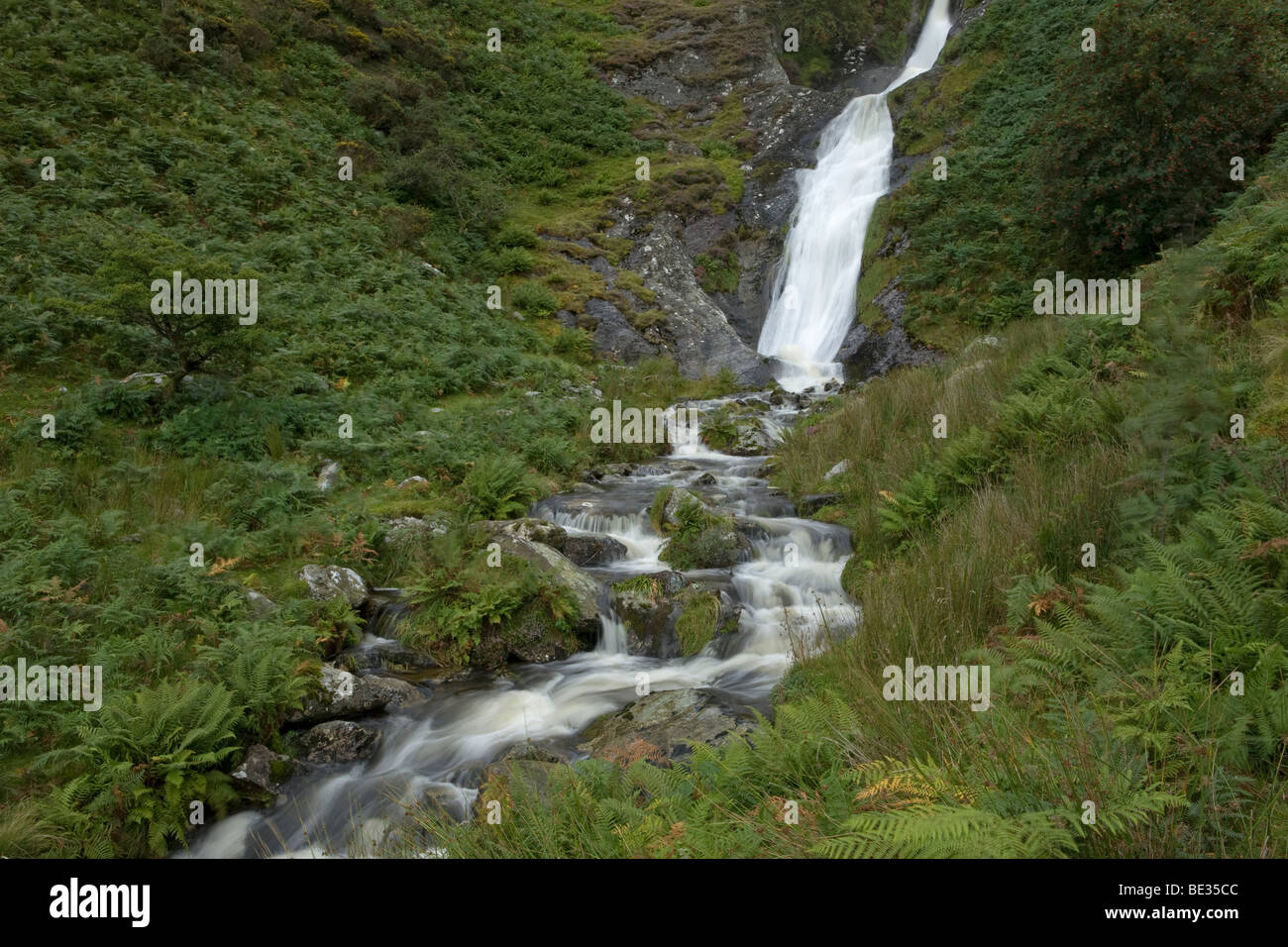 Aber fällt in Snowdonia National Park, Wales, Großbritannien Stockfoto
