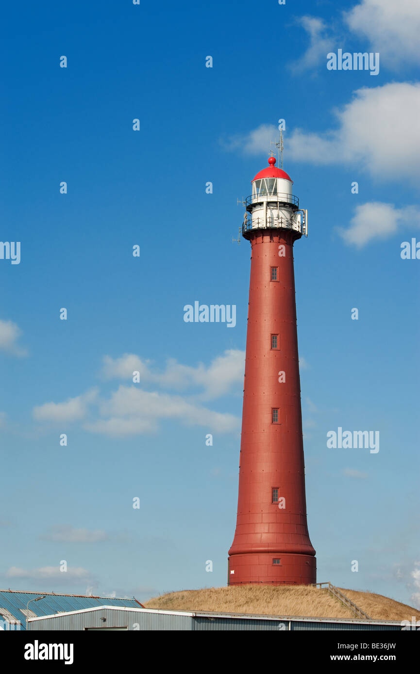 Leuchtturm in IJmuiden Niederlande Europa Stockfoto