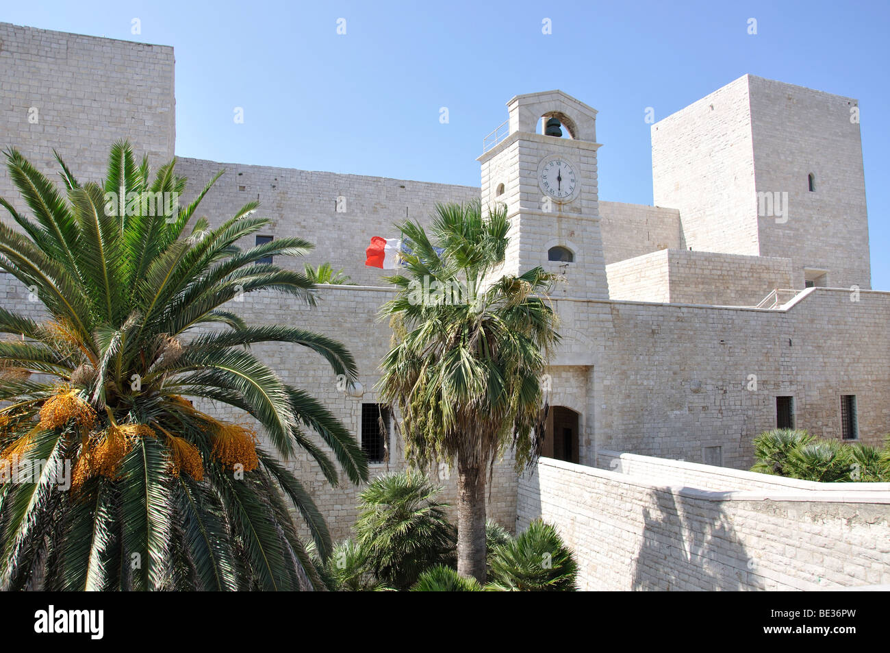 Die schwäbischen Schloss, Trani, Provinz Barletta-Andria-Trani, Apulien Region, Italien Stockfoto