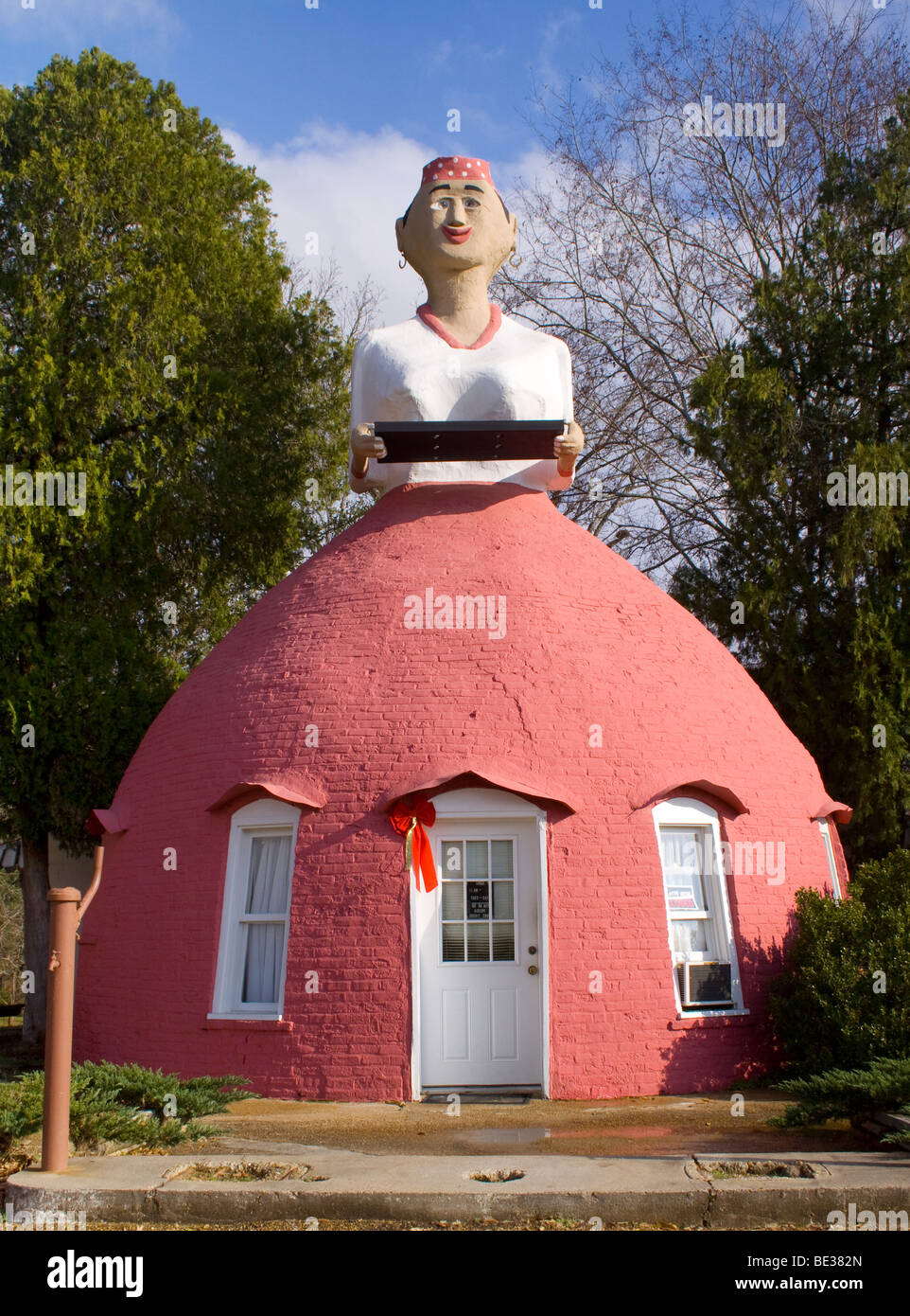 Mammys Schrank in Natchez, Mississippi verfügt über ein Restaurant im Inneren ein Womans Kleid Stockfoto