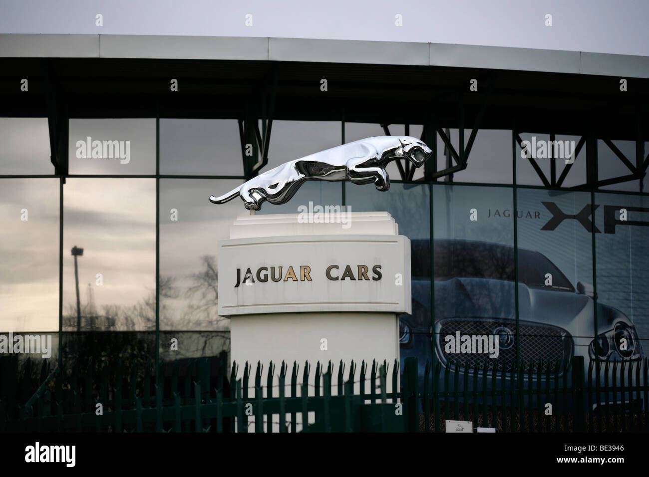 Das äußere des Jaguar-Werk in Castle Bromwich bei Birmingham UK Stockfoto