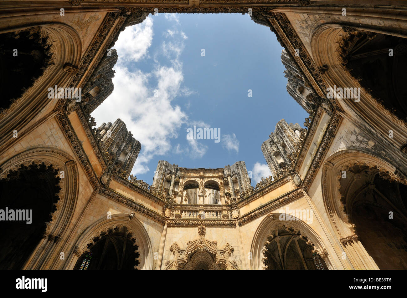 Die unvollendeten Kapellen, Capelas Imperfeitas, in das dominikanische Kloster Mosteiro de Santa Maria da Vitoria, UNESCO Welt Squillaci Stockfoto