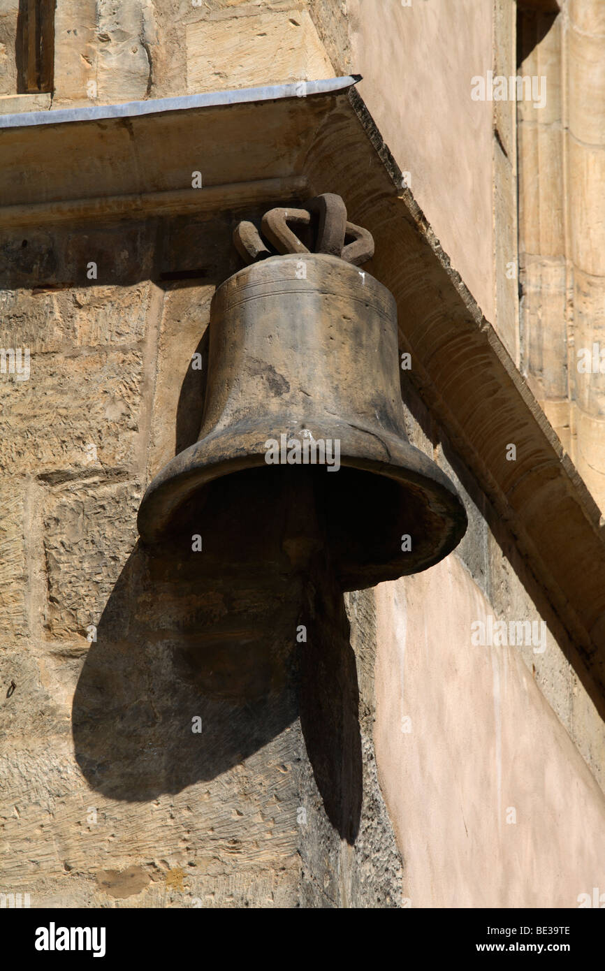 Der Stein Bell bei Bell Steinhaus, Prag, CZ Stockfoto