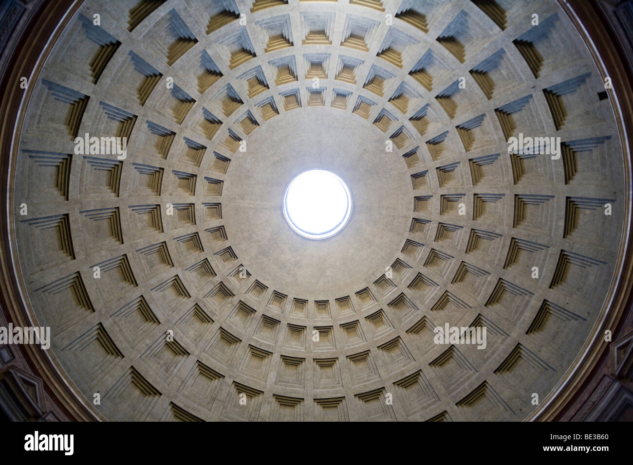 Pantheon, Kuppel von unten, Rom, Italien, Europa Stockfoto
