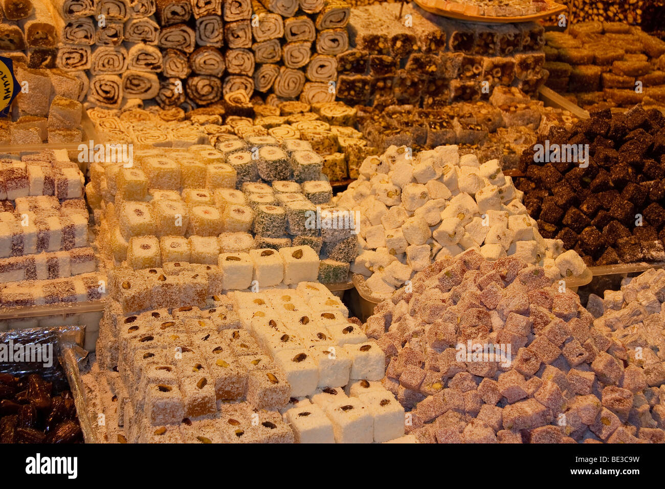 Lokum, istanbul Stockfoto