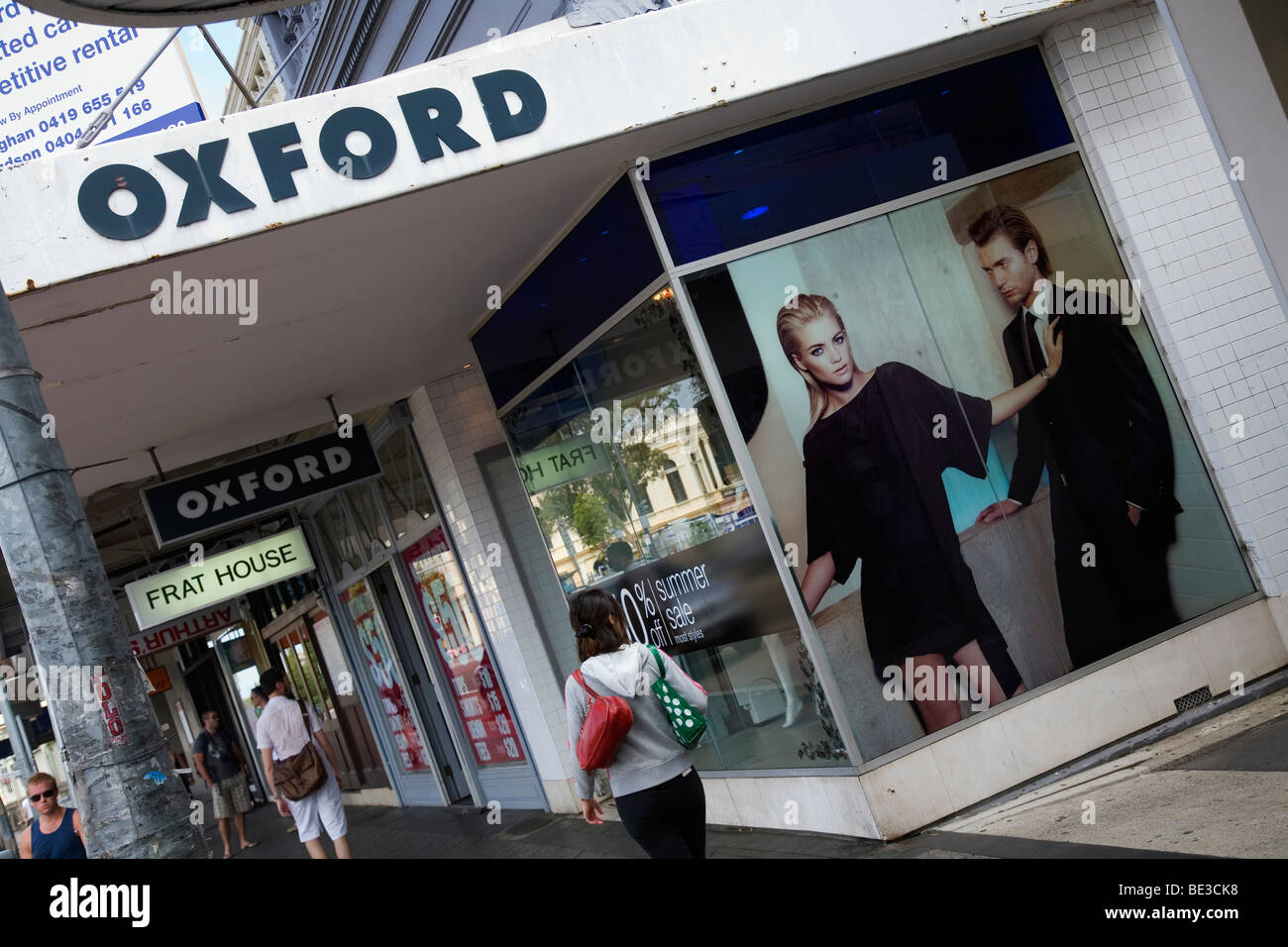 Kleider-Boutiquen auf der Oxford Street in Paddington. Sydney, New South Wales, Australien Stockfoto
