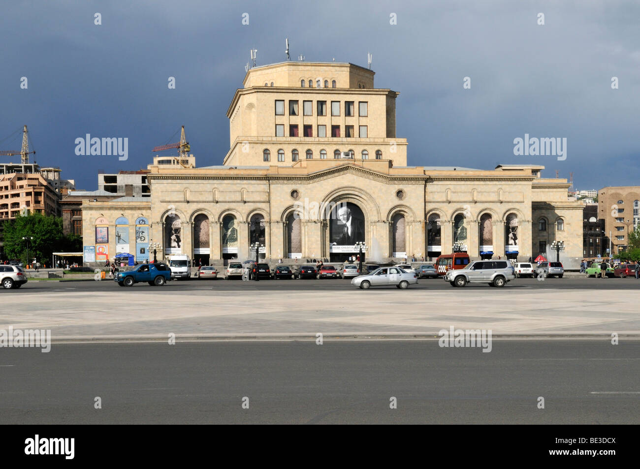National Historical Museum am Platz der Republik, Innenstadt von Eriwan, Jerwan, Armenien, Asien Stockfoto
