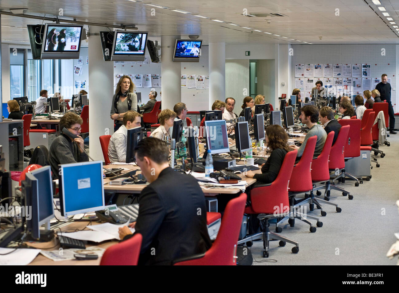 Axel-Springer-Verlag Verlag, Redaktion der Tageszeitungen «Welt», «Welt am Sonntag ","Welt Kompakt"," Berliner Mo Stockfoto