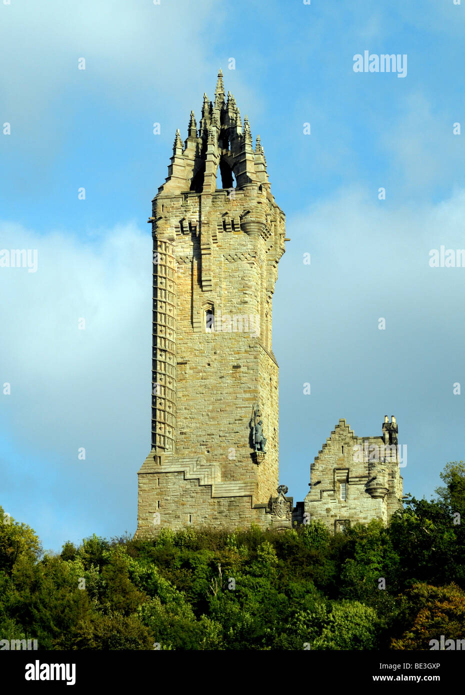 Das Wallace-Monument in der Nähe von Stirling in Schottland Stockfoto