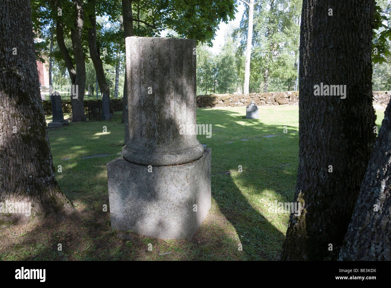 Alter Friedhof in Lappeenranta, Finnland Stockfoto