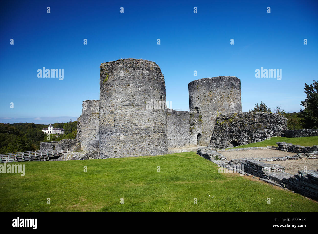 West Cilgerran Burg, Pembrokeshire, Wales, UK Stockfoto