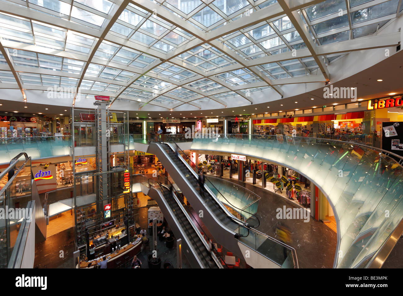 Gasometer Shopping-Center, Simmering, Wien, Österreich, Europa Stockfoto