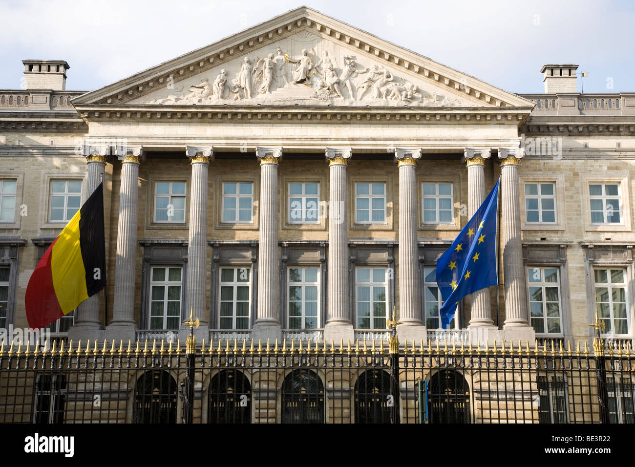 Palais De La Nation Palace, Brüssel, Belgien Stockfoto