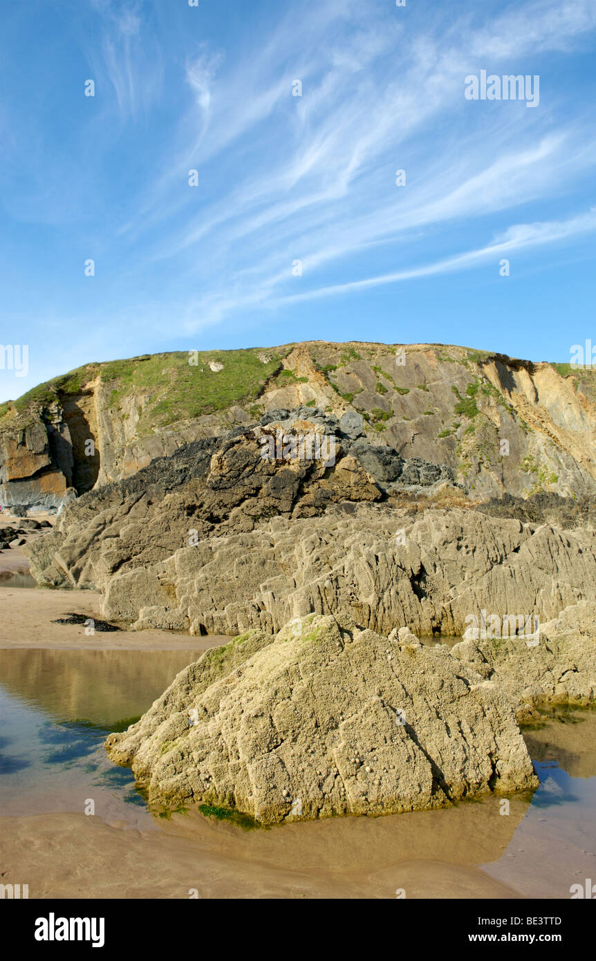 Marloes Sands in Pembrokeshire, Wales Stockfoto