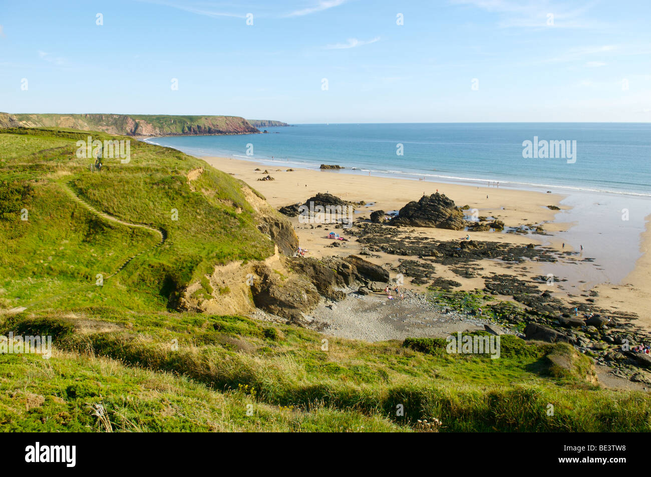 Marloes Sands in Pembrokeshire, Wales Stockfoto