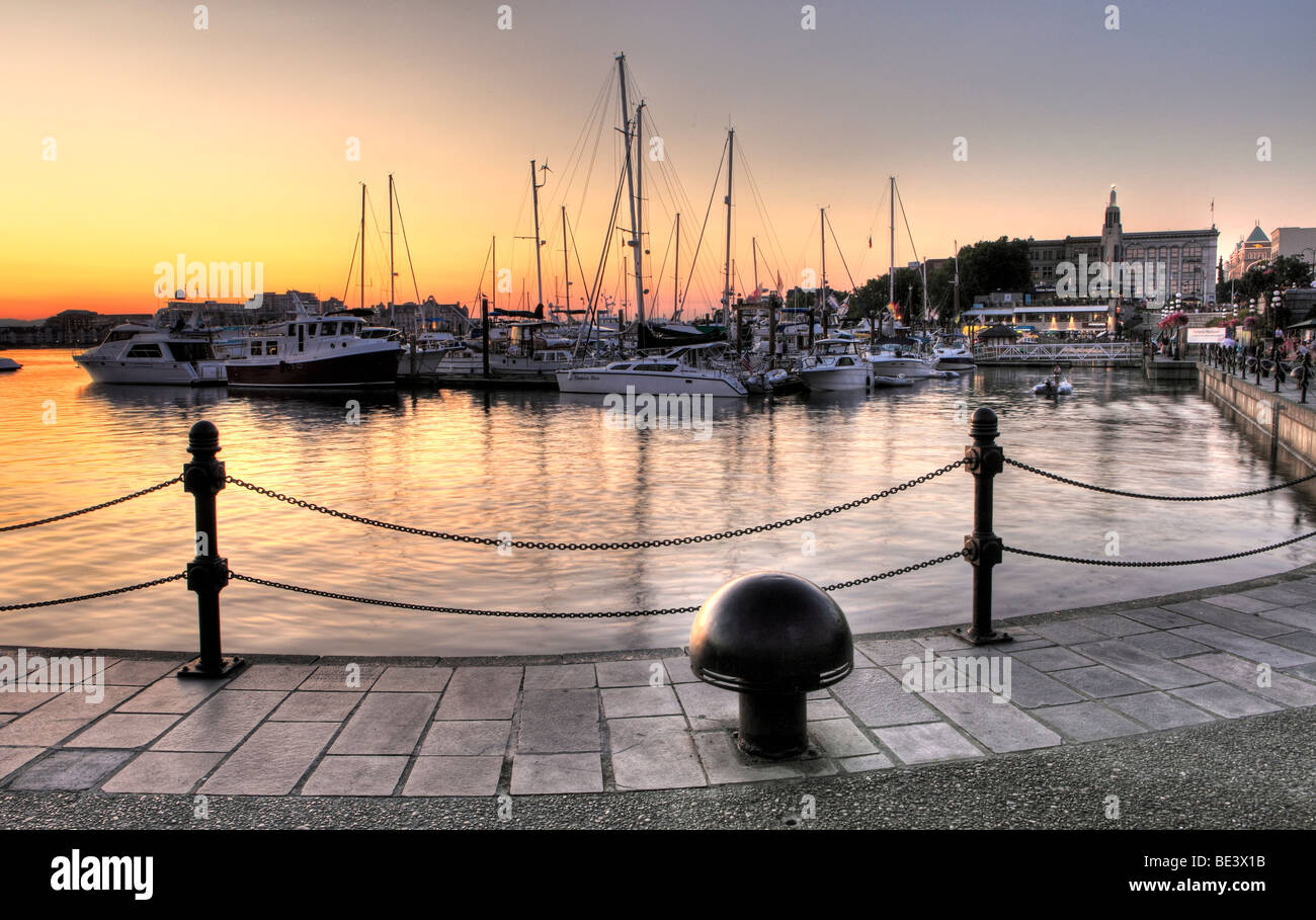 Victoria Inner Harbour, Victoria, British Columbia, Kanada Stockfoto