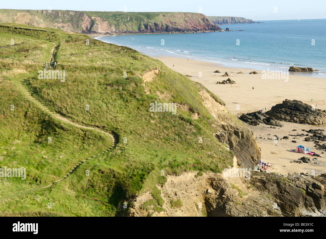 Marloes Sands in Pembrokeshire, Wales Stockfoto
