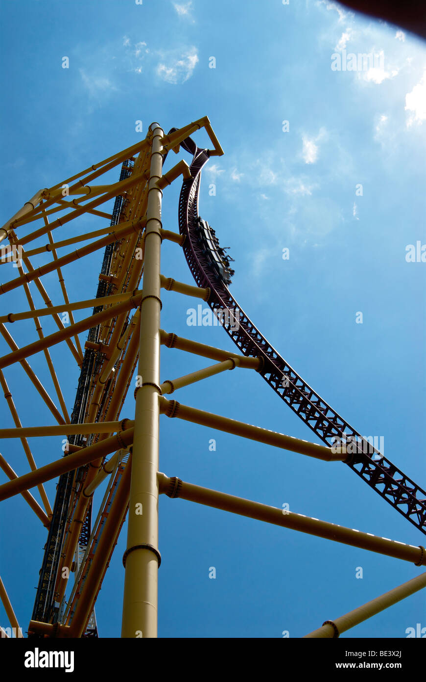 Dragster in Cedar Point Stockfoto