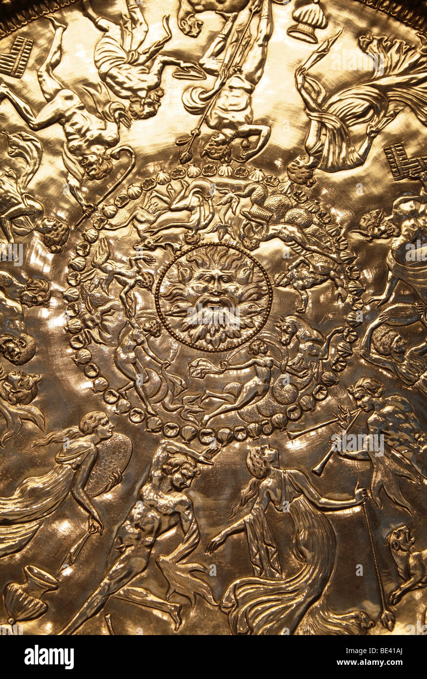 Der große Mildenhall Schatz Gericht 3 - British Museum Stockfoto