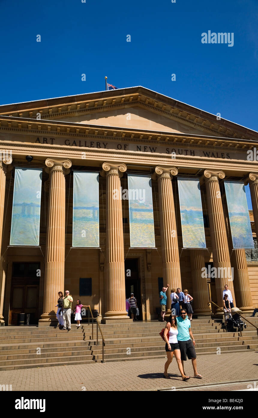 Die Art Gallery of New South Wales. Die Domain, Sydney, New South Wales, Australien Stockfoto