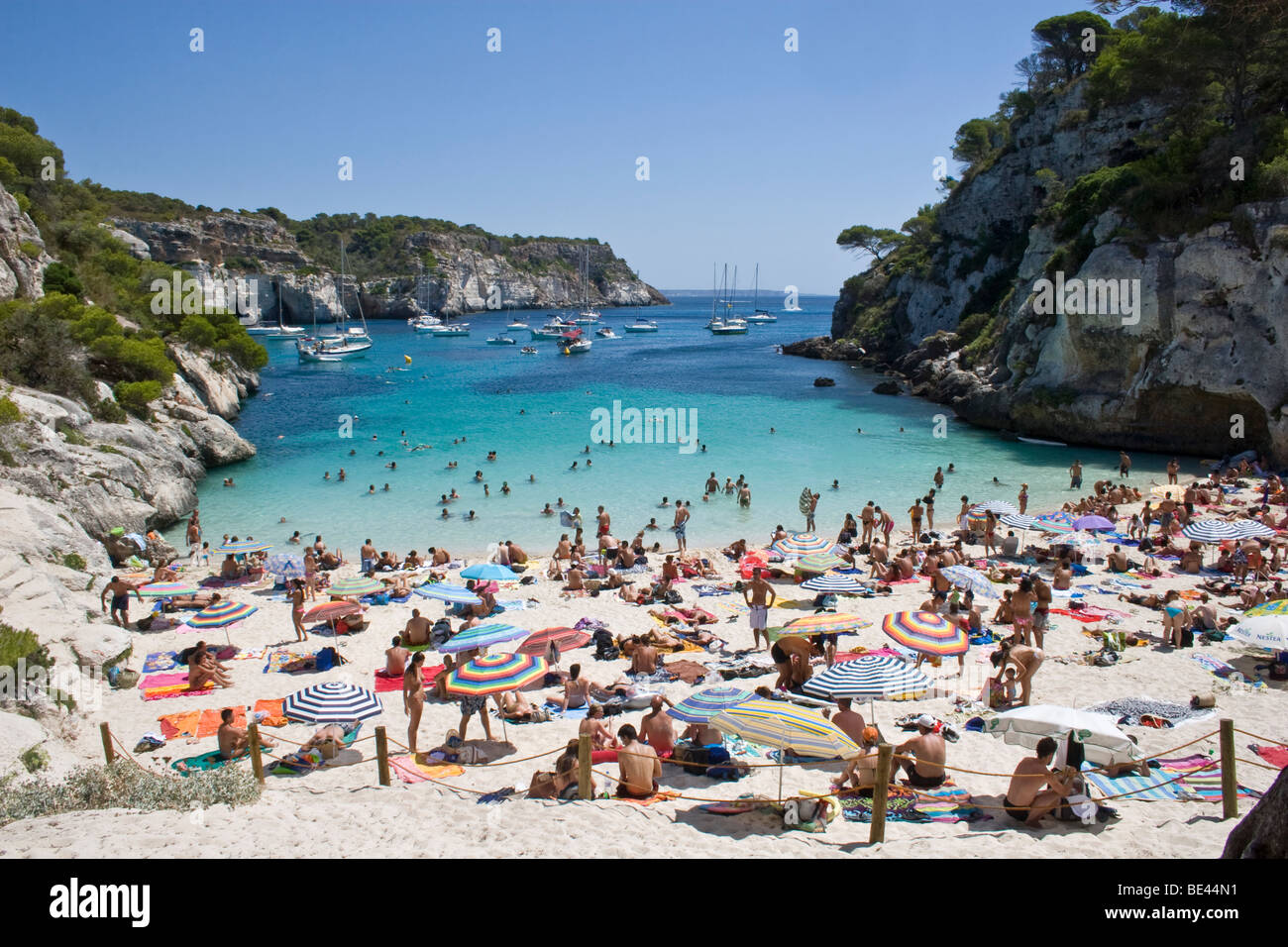 Cala Macarelleta, Menorca, Balearen, Spanien Stockfoto