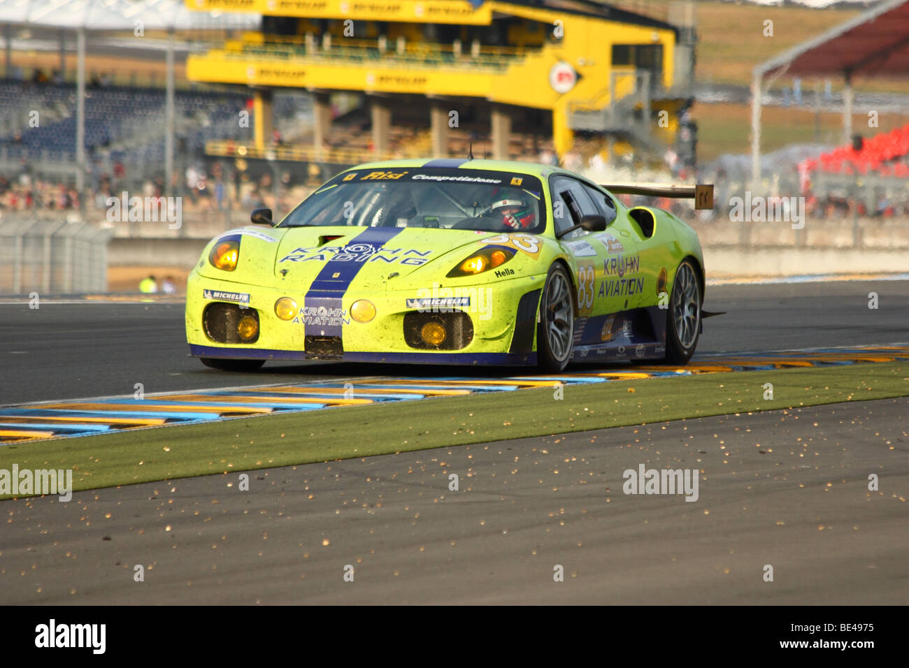 24 Stunden von Le Mans 2009 - Ferrari F430 N ° 83 Stockfoto