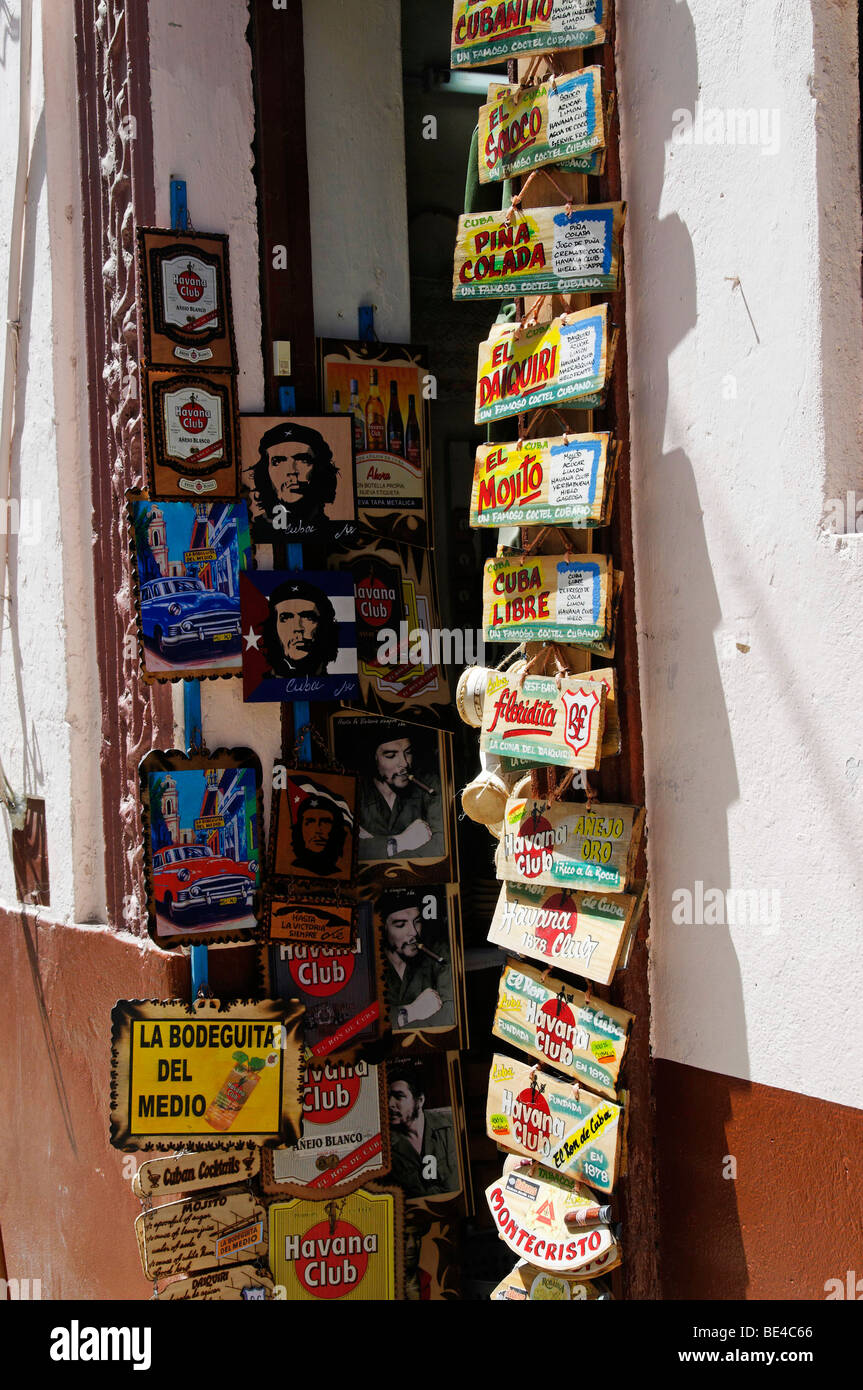 Souvenir-Shop, Havanna, Kuba Stockfoto