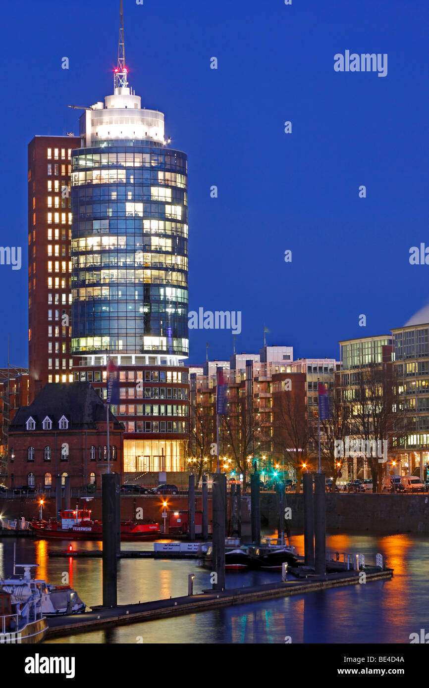 Kehrwiderspitze / Hanseatic Trade Center / Hamburg Stockfoto