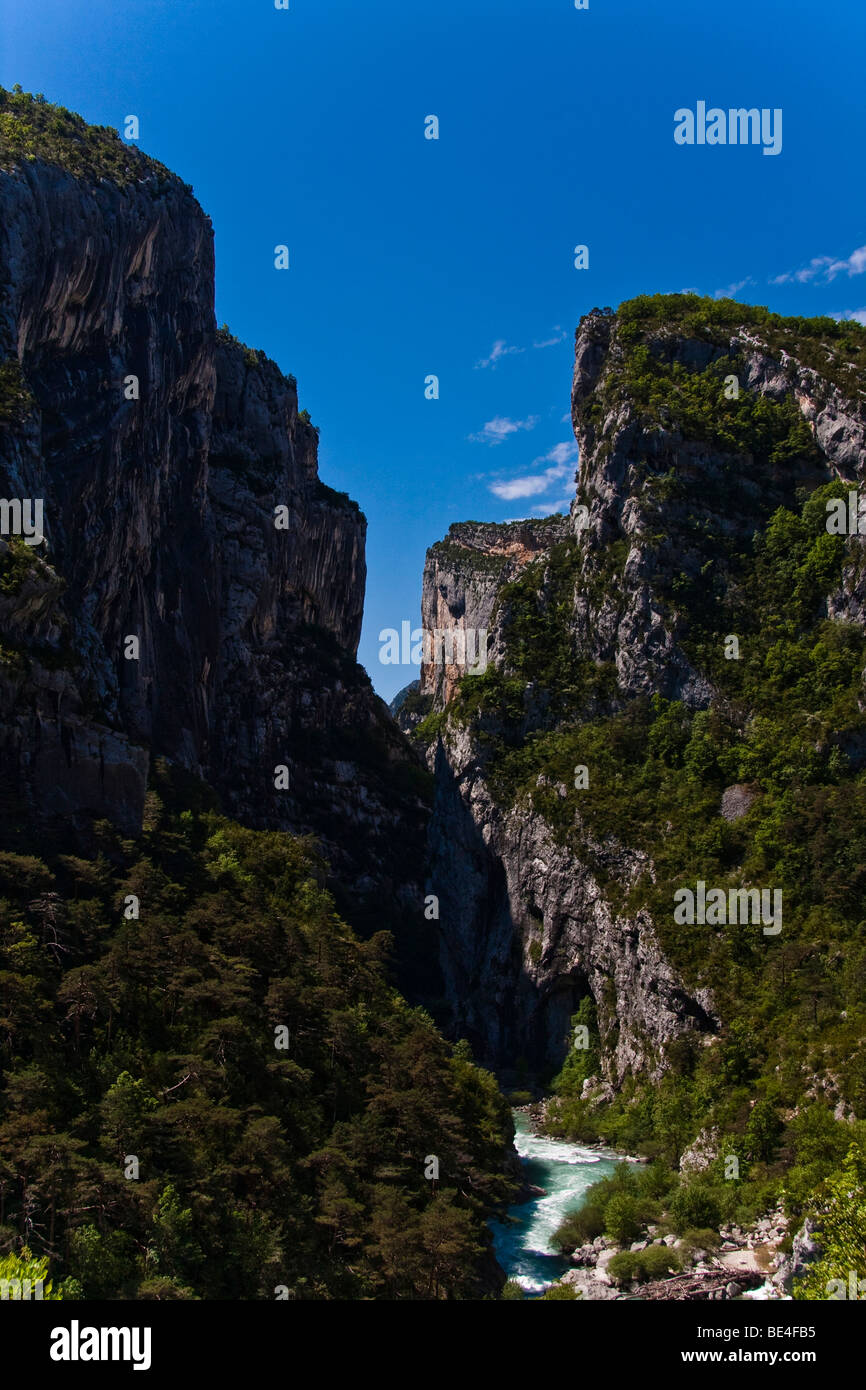 Verdon-Schlucht, Seealpen, Département Alpes-de-Haute-Provence, Frankreich Stockfoto