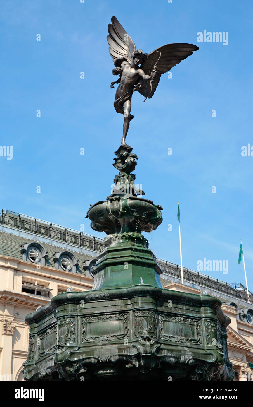 Statue des Eros, Piccadilly Circus, London Stockfoto