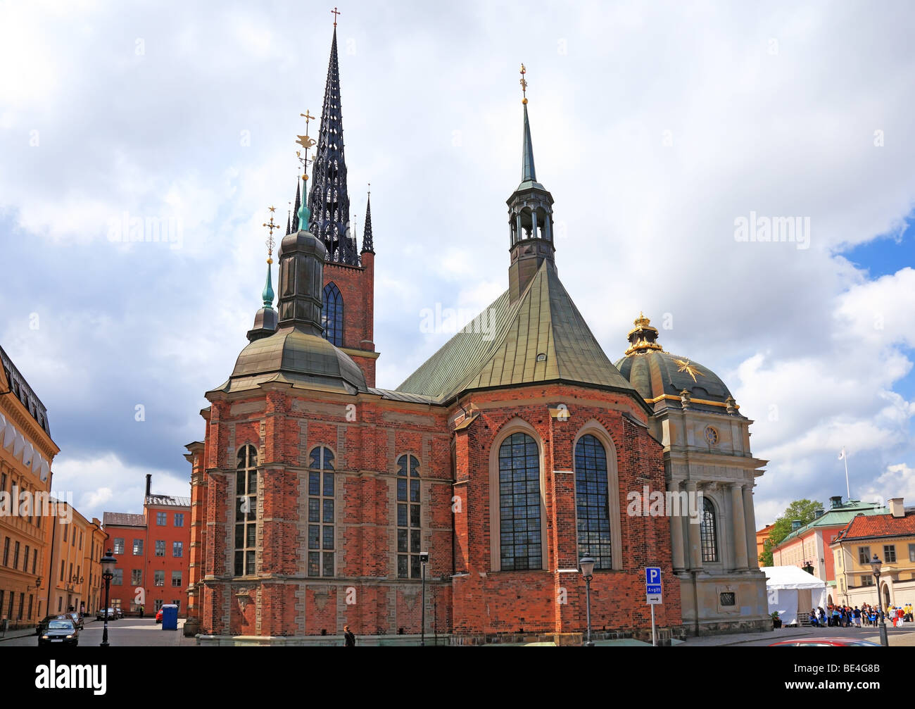 Kirche im Zentrum von Stockholm, Schweden. Stockfoto