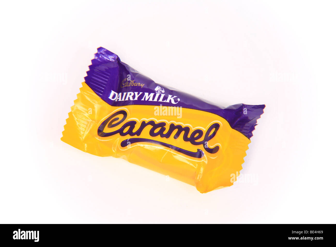 Cadbury es Spaß Größe Dairy Milk Caramel Bar Stockfoto