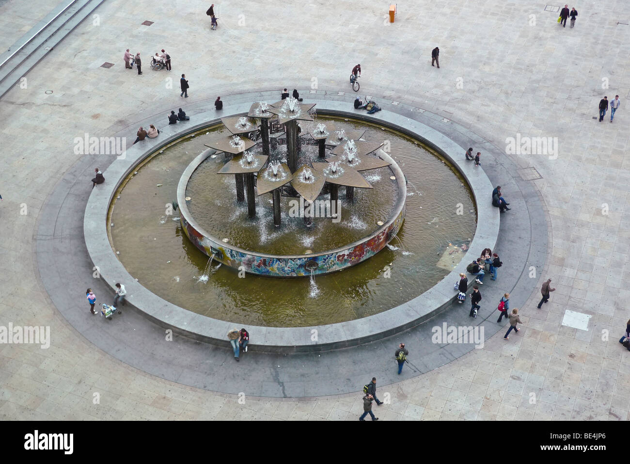 Brunnen der Freundschaft zwischen den Völkern, Alexanderplatz, Mitte, Berlin, Deutschland, Europa Stockfoto