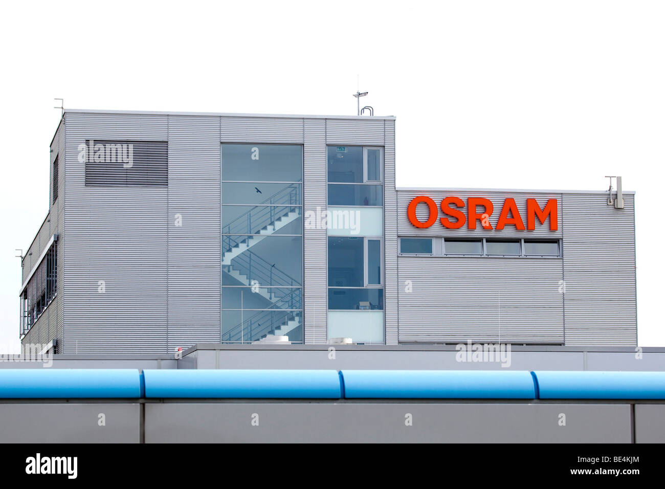 Produktionsstätte der Firma Osram Opto Semiconductors in Regensburg, Bayern, Deutschland, Europa Stockfoto