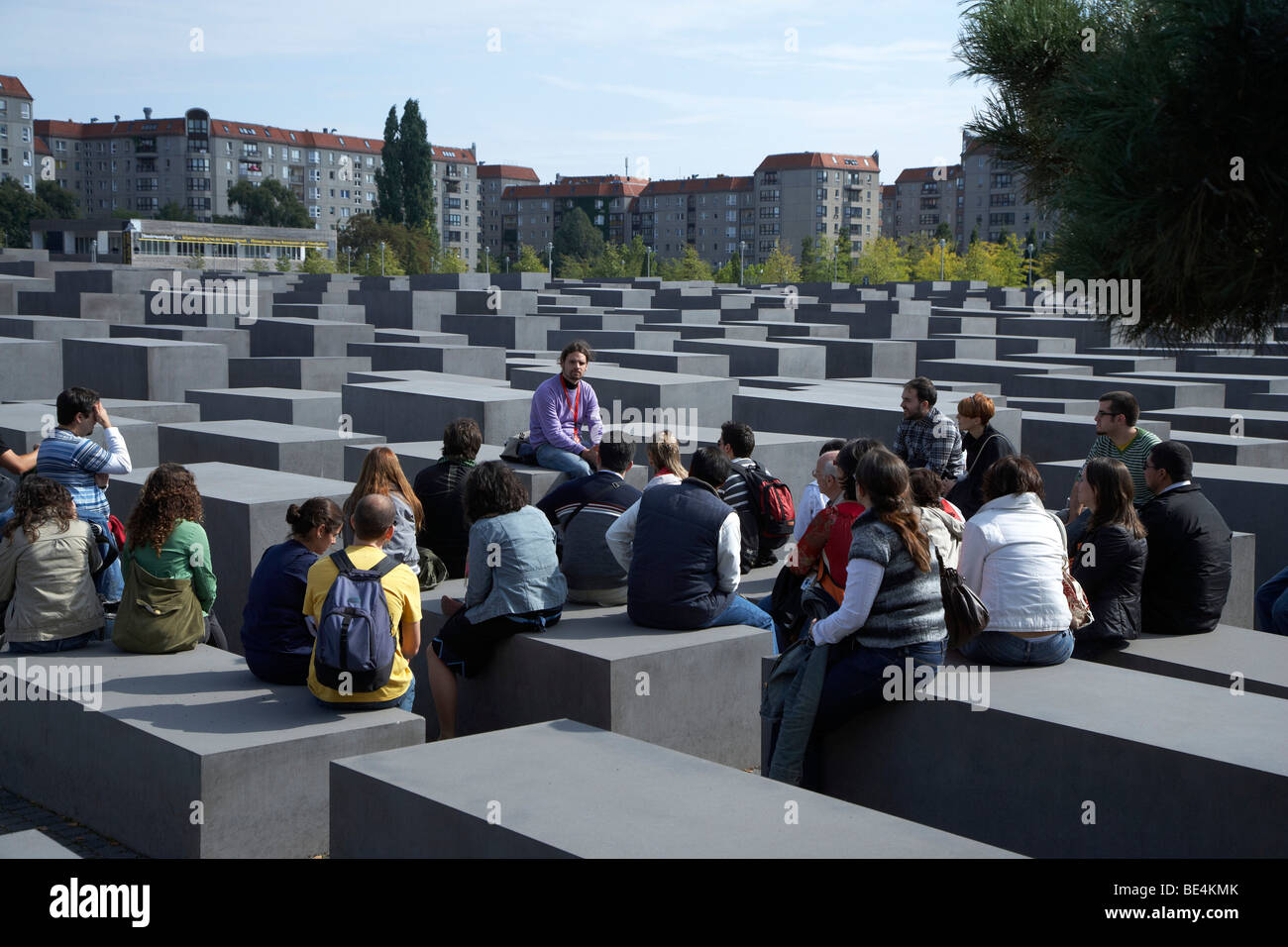 Denkmal für die ermordeten Juden Europas, Holocaust-Mahnmal in Berlin, Deutschland, Europa Stockfoto