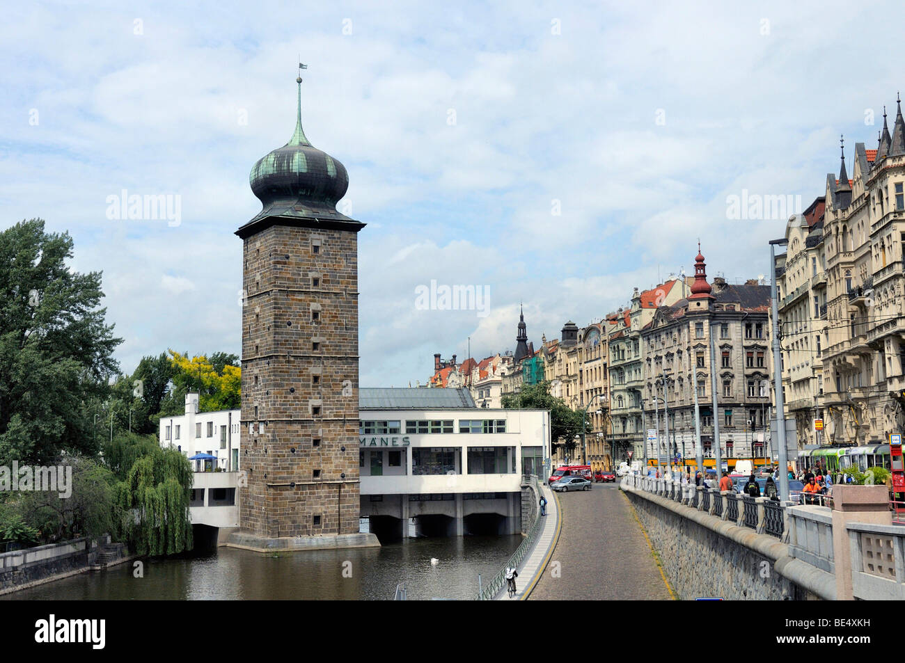 Manes-Galerie, Prag, Tschechische Republik, Europa Stockfoto