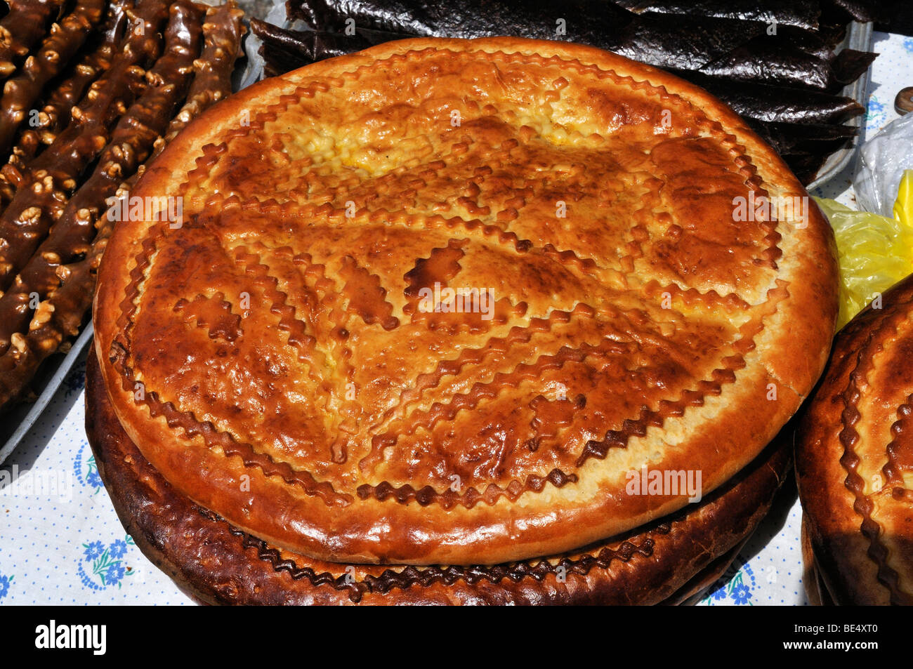 Traditionelle armenische Ostern Kuchen, Armenien, Asien Stockfoto