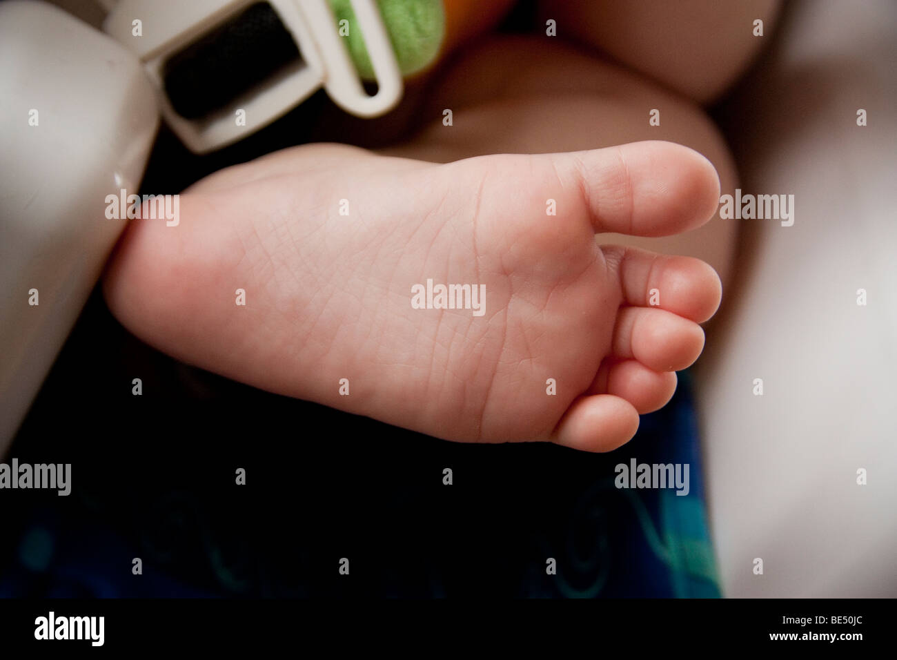 Baby Fuß Stockfoto