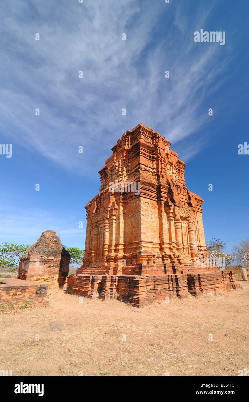 Po Asd3216549, Cham Turm, Heiligtum, Tempel-Komplex zwischen Mui Ne und Phan Thiet, Vietnam, Asien Stockfoto