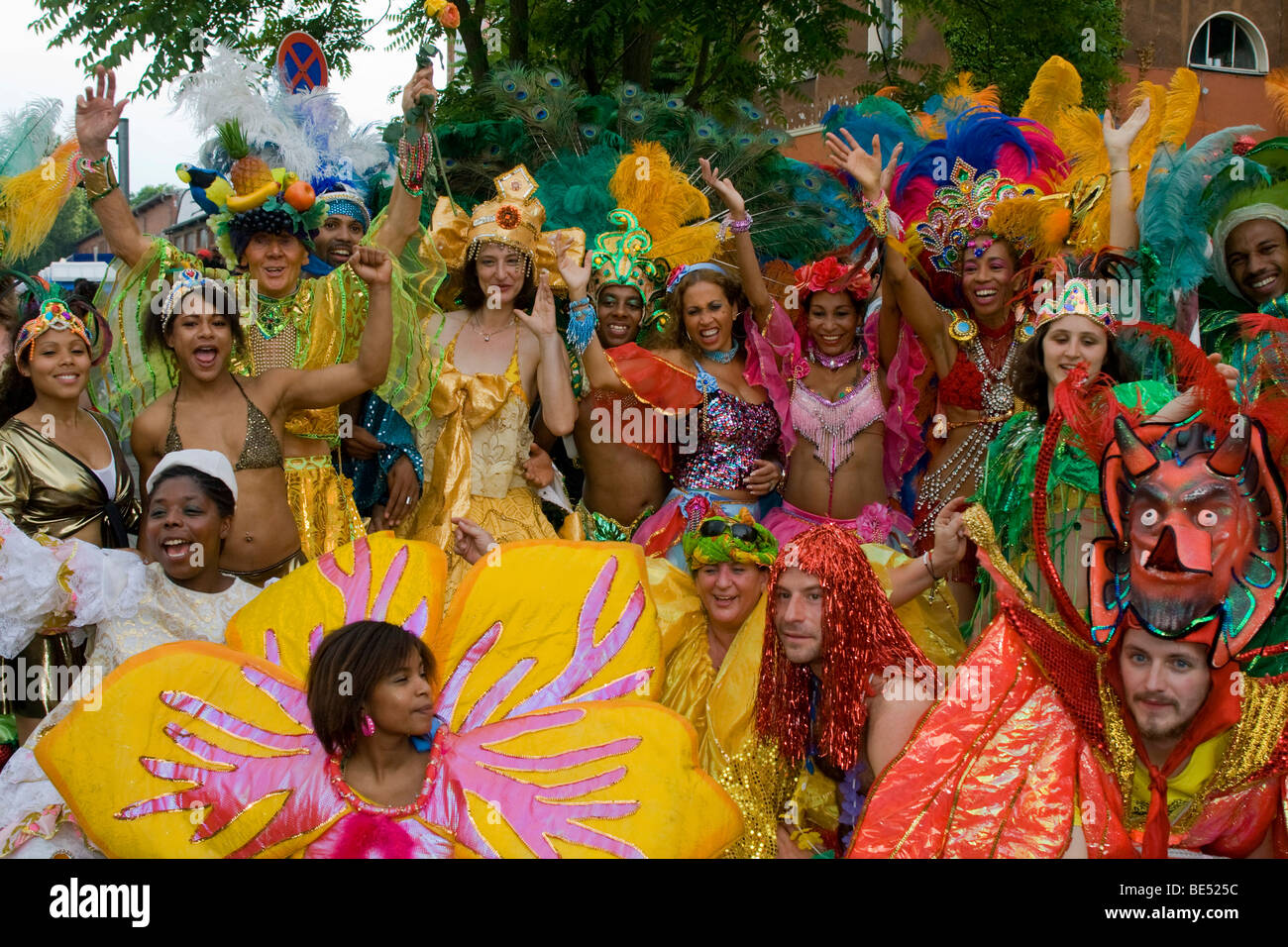 Amasonia Gruppe, Karneval der Kulturen 2009, Berlin, Deutschland, Europa Stockfoto