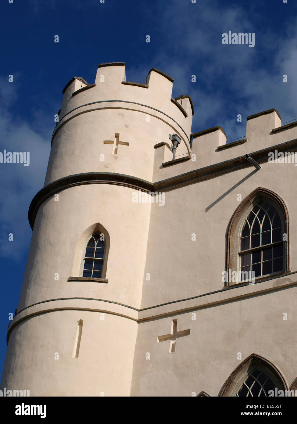 Lawrence Schloss Haldon Belvedere Torheit Turm in der Nähe von Exeter Devon UK Stockfoto