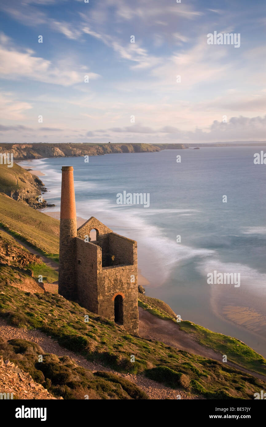 Wheal Coates Mine; St Agnes; Cornwall Stockfoto