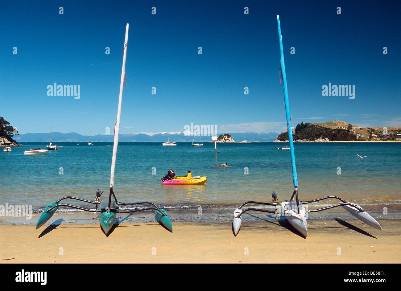 Neuseeland - Südinsel - Kaiteriteri Beach Stockfoto