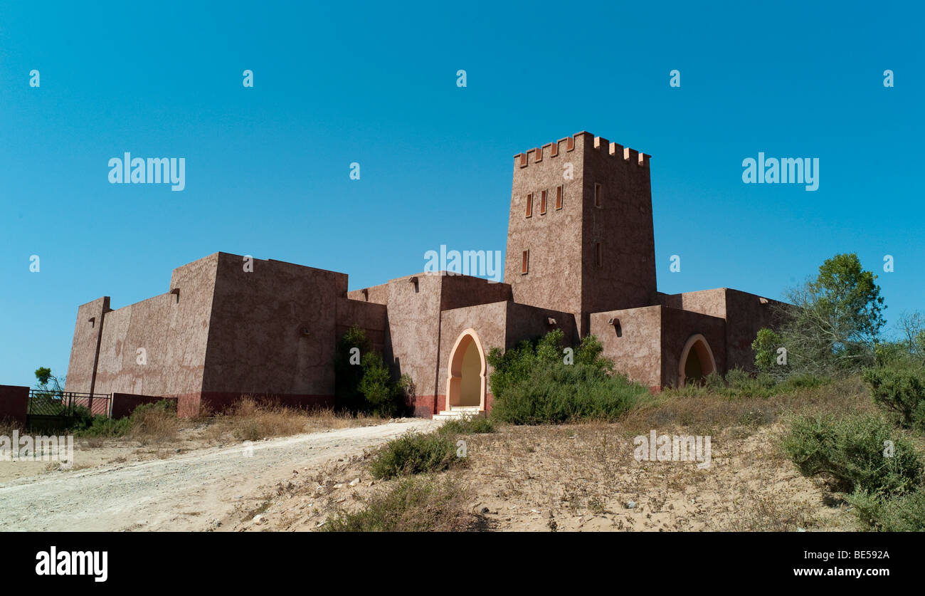 Museum im typisch marokkanischen Stil am nationalen Queder MASSA, Marokko, Afrika Stockfoto