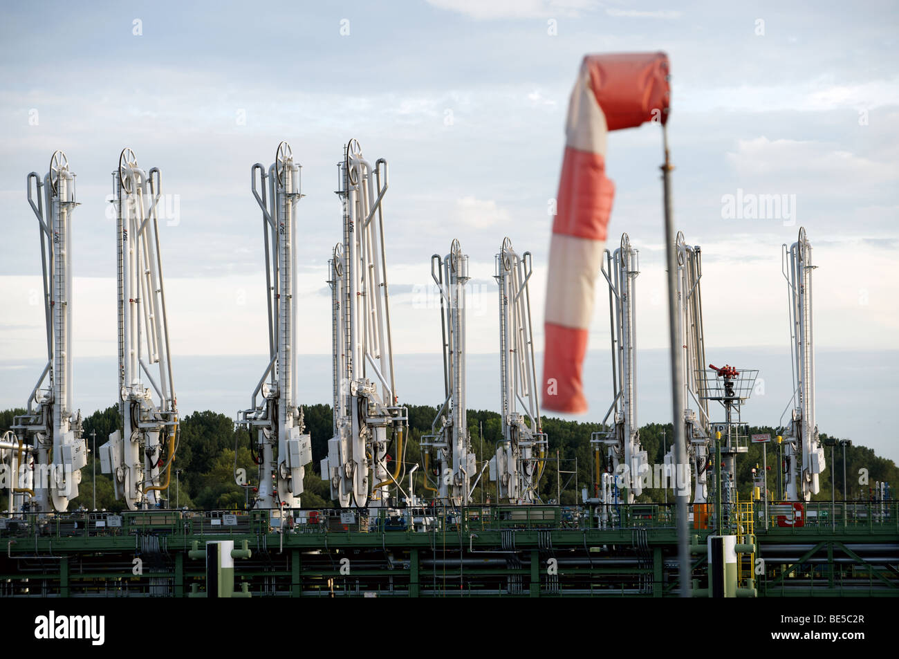 Öl-terminal, Deutschland. Stockfoto Öl-terminal, Deutschland. Stockfoto