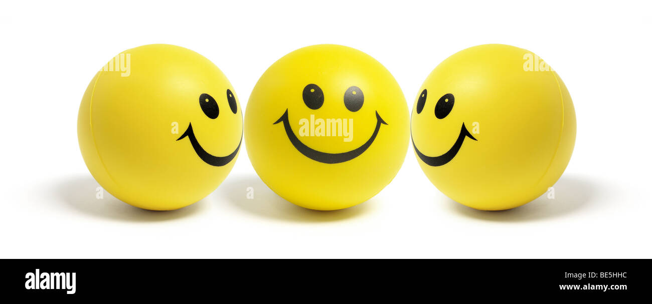 Smiley-Kugeln Stockfoto